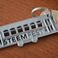 Small SteemFest2 Keychain - Unofficial 3D Printing 149289