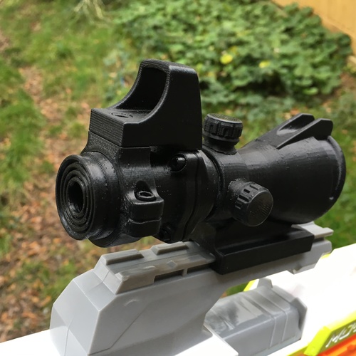 Nerf Gun Scope - ACOG Sight  3D Print 149324