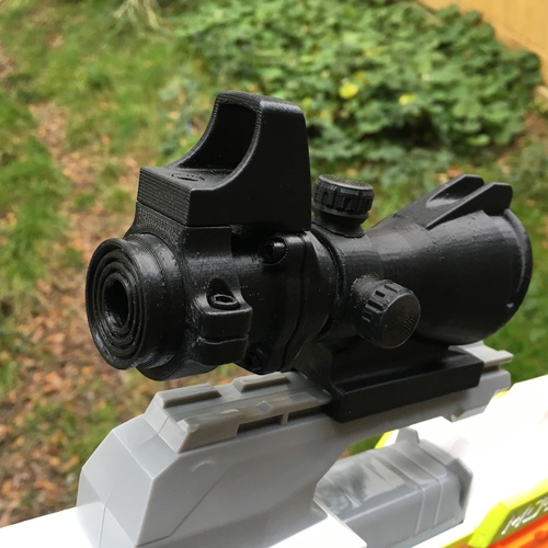 Nerf Gun Scope - ACOG Sight