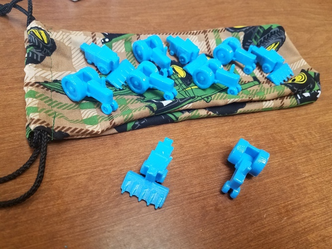 The Farming Game 3D Pieces 3D Print 149350