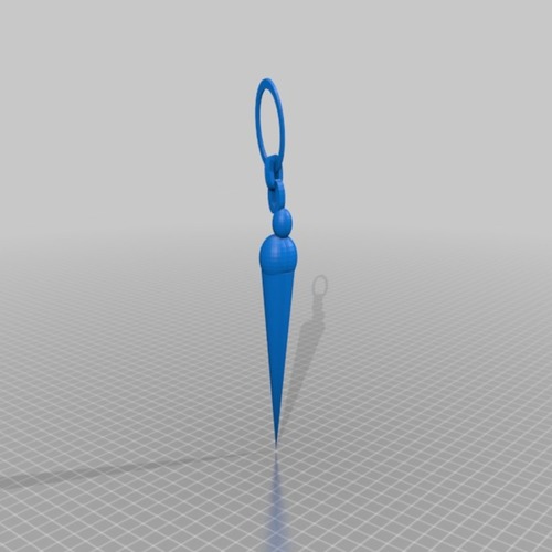 ice cream cone key chain 3D Print 14950