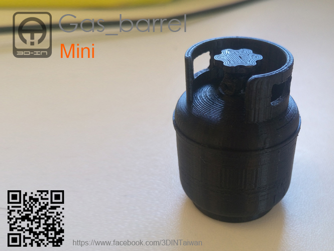Gas barrel 3D Print 149507