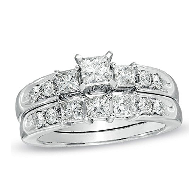 3D CAD Model For Wedding Bridal Ring Set