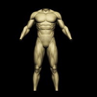 Batman muscle body for Muscle Suit Cosplay - Thumbnail 2