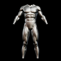 Batman muscle body for Muscle Suit Cosplay - Thumbnail 5