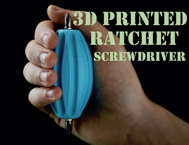3D Printed Ratchet Screwdriver 3D Print 149560