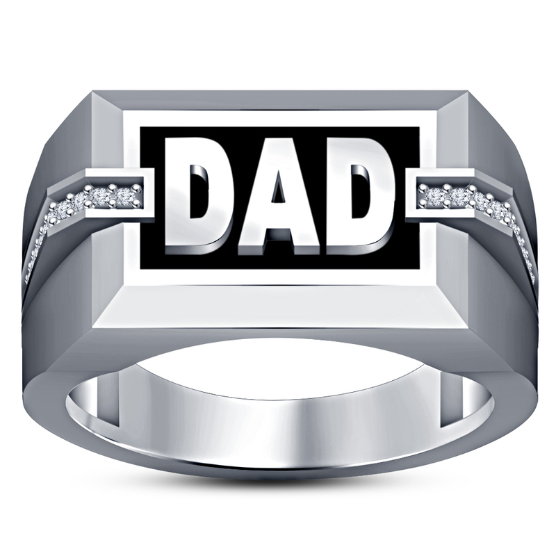 "FATHER'S DAY" Special 3D CAD Model Of DAD Ring
