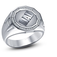 Small "DAD" Mens Band Ring 3D CAD Model In STL Format 3D Printing 149603