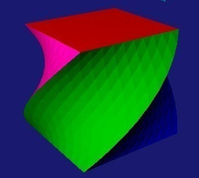 90 Degree Spiral Cube 