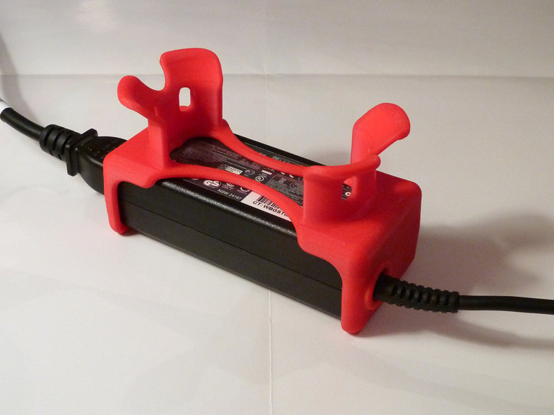 Laptop charger cable wrap