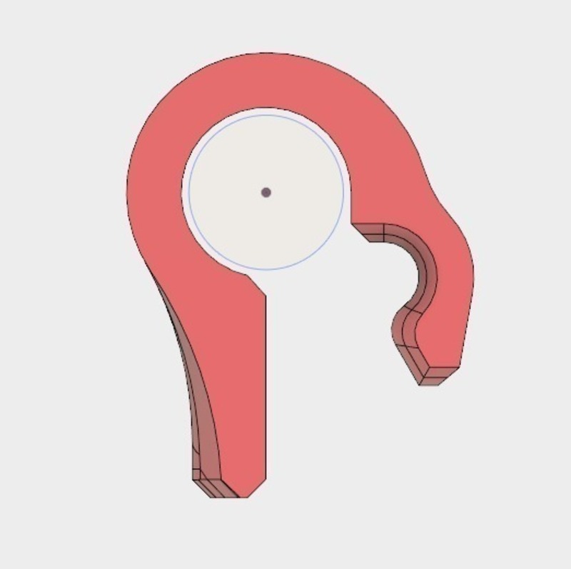 Zoidberg Filament Clip