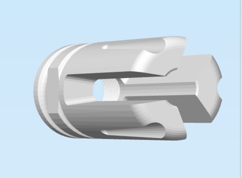 AAC Style Airsoft Flash Hider (556)