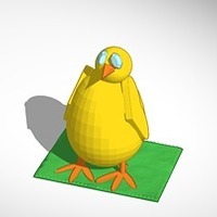 Small baby chick 3D Printing 14978