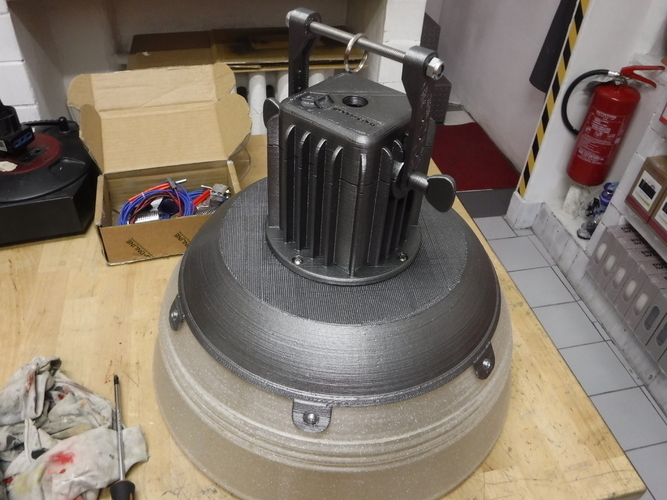 Industrial Lamp - 3D printed 3D Print 149798