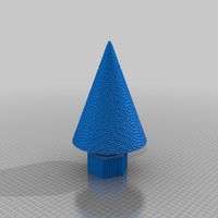 Small cone christmas tree minecraft stl, shematic  orginal colour wrl  3D Printing 14980
