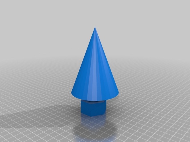 cone chrismas tree  3D Print 14981