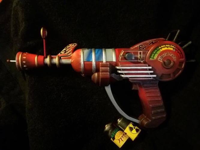 Stampato in 3d LEDs Raygun Call Of Duty Zombies Cosplay.