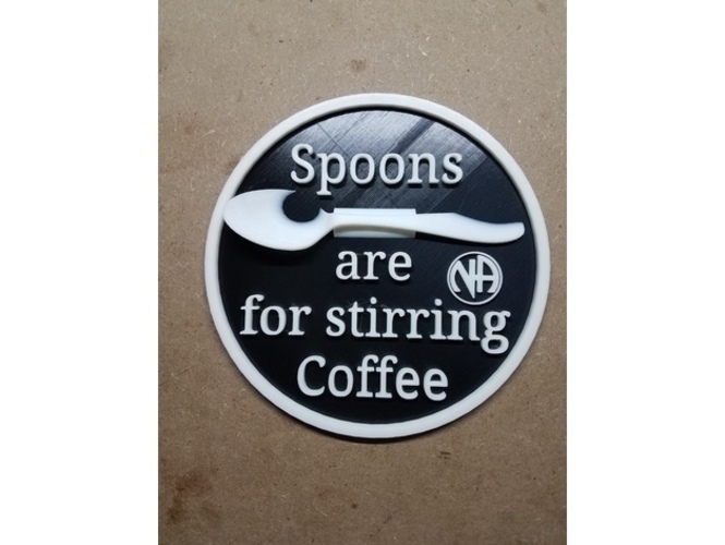 Spoons are for stirring coffee 3D Print 149862