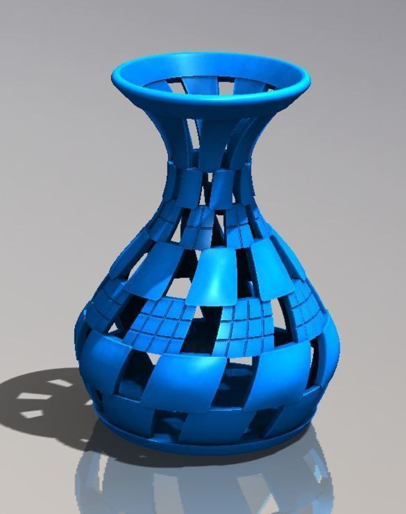 checker vase twisted