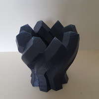 Small Hexagon Twisted colum vase 3D Printing 149958