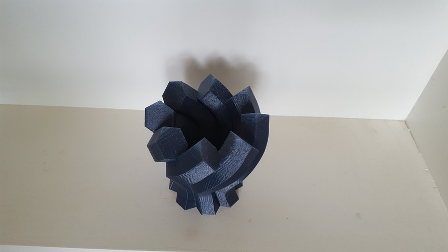 Hexagon Twisted colum vase 3D Print 149959