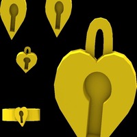 lock heart jewelry set - Thumbnail 2