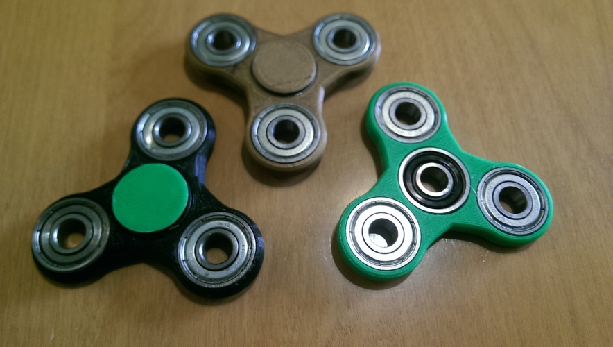 Fidget Tri-Spinner 3D Print 149989