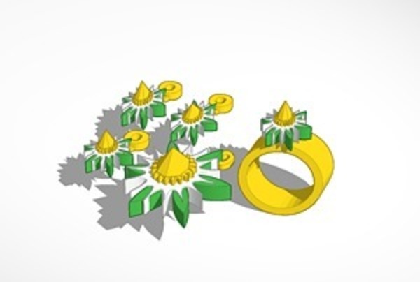 Lazy daisy jewelry set