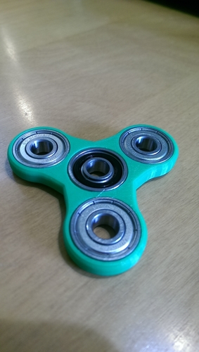 Fidget Tri-Spinner 3D Print 149991