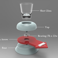 The Shot Glass Drinking Game Spinner - Thumbnail 3