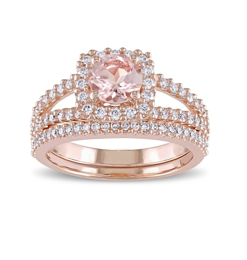 3D CAD Model For Bridal Ring Set In STL Format