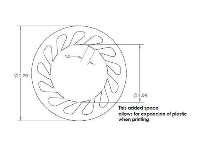 3D Printed Bearing  3D Print 150112