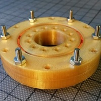 Slew Bearing Conic, with Spacers, parametric Design with Fusion  - Thumbnail 2