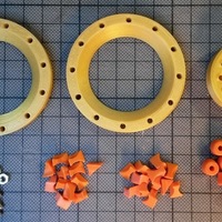 Slew Bearing Conic, with Spacers, parametric Design with Fusion  - Thumbnail 3