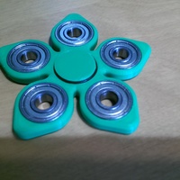 Small Flower Fidget Spinner 3D Printing 150131