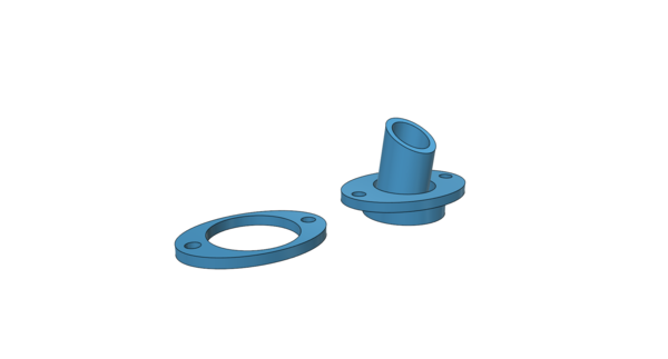 Scale exhaust for lexan body