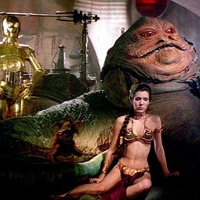Princess Leia Slave scene Lithophane - Thumbnail 3