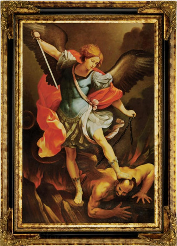 Saint Michael the Archangel Lithophane 3D Print 150217