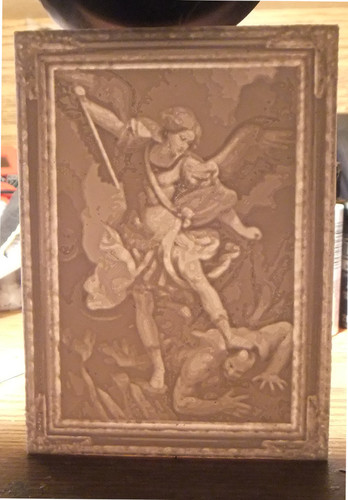 Saint Michael the Archangel Lithophane 3D Print 150218