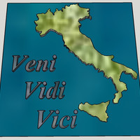 Small Veni Vidi Vici - Targa Italiana 3D Printing 150228