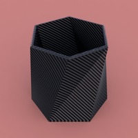 Twisted Vase Planter - Thumbnail 5