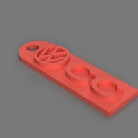Small Volkswagen CC Keychain 3D Printing 150276