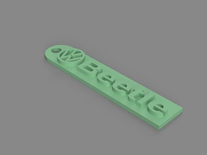 Volkswagen Beetle Keychain