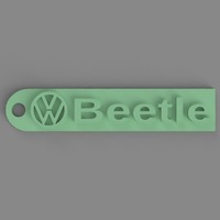 Volkswagen Beetle Keychain - Thumbnail 2