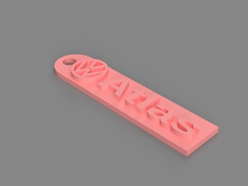 Volkswagen Atlas Keychain