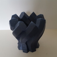 Twisted Hexagon Colum pot/vase  - Thumbnail 2