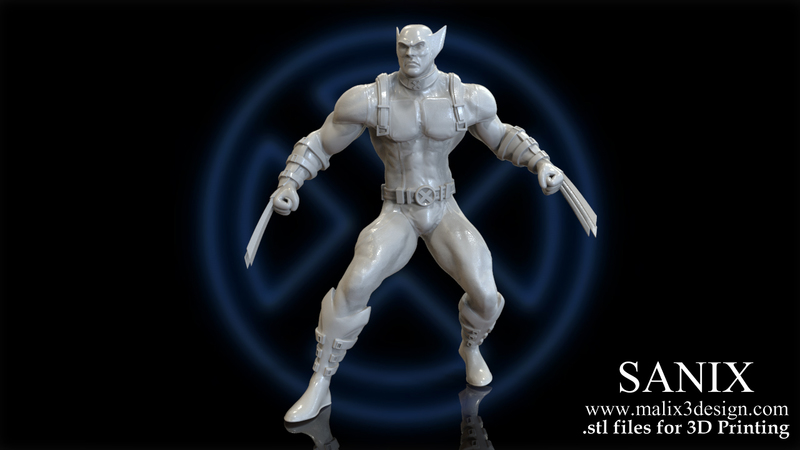X-MEN Diorama - Wolverine / 3D model for 3D Printing 