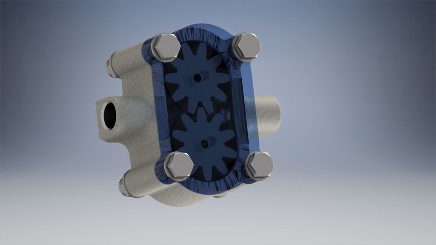 External gear pump [Assembly required] 3D Print 150401