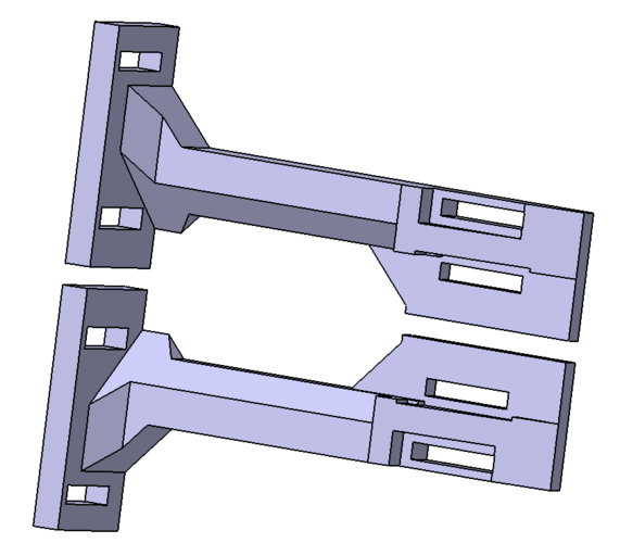 Thermaltake Core V21 Drive bay holder 3D Print 150407