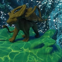 Small Suicune_Cartoon 3D Printing 150415